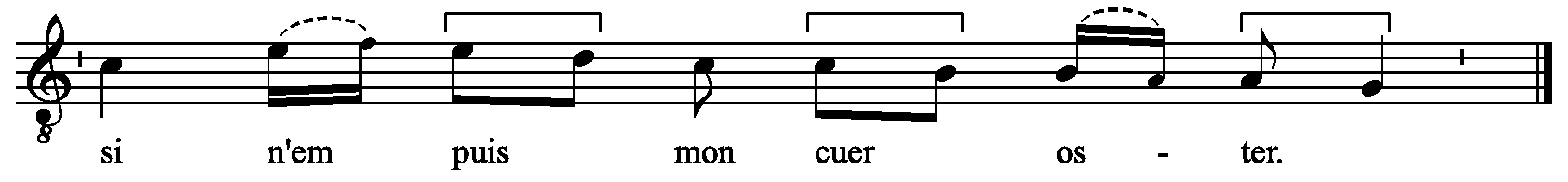 Refrain musical notation